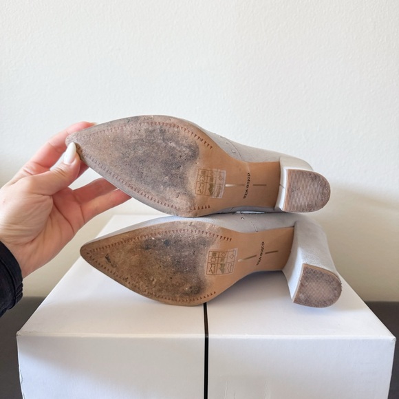 Dolce Vita Women's Echo Mid Calf Boots Silver Suede - Picture 4 of 5